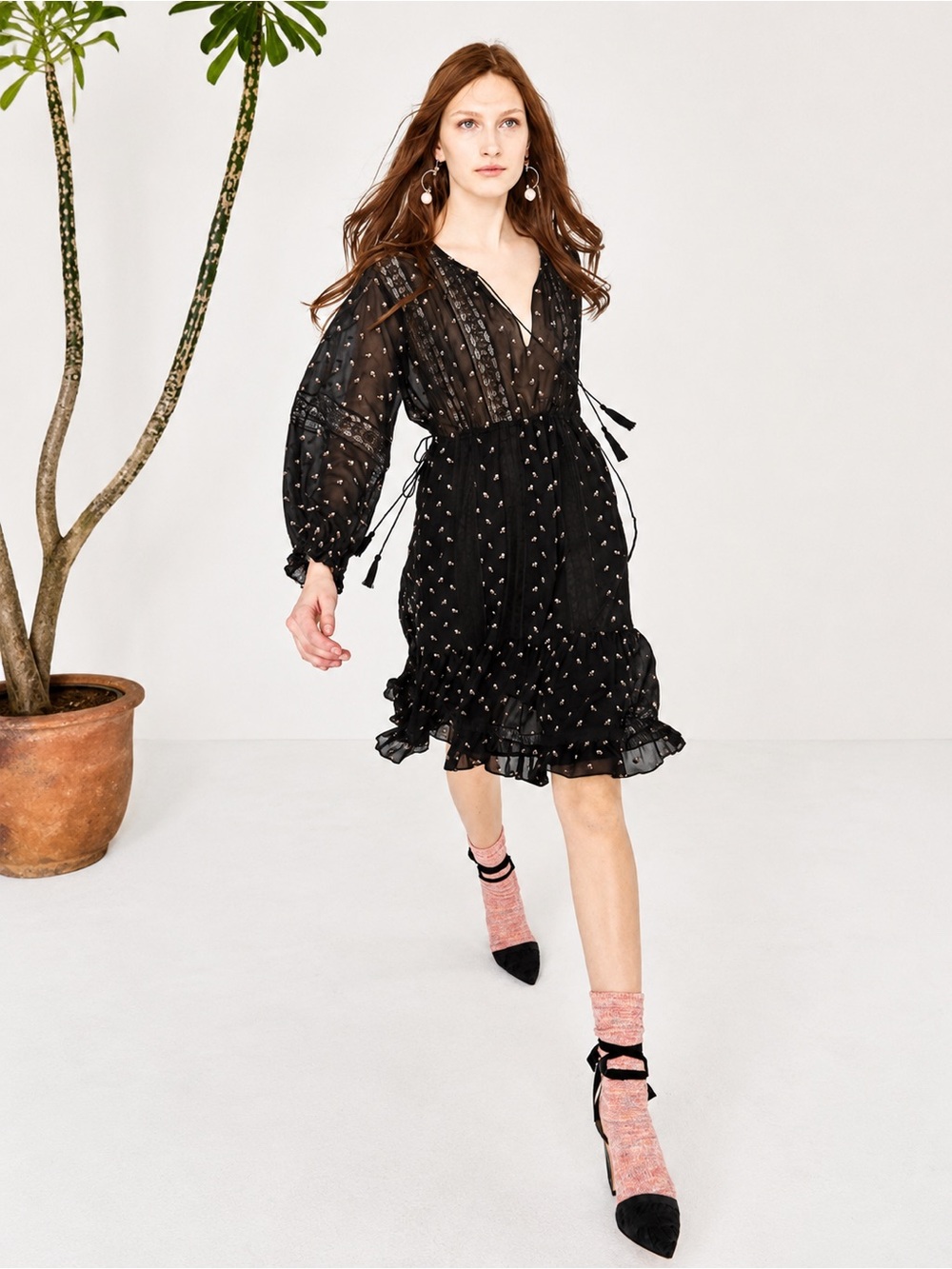 Ulla Johnson | Romantic Garden Core Myna Floral Dress ~ US 2